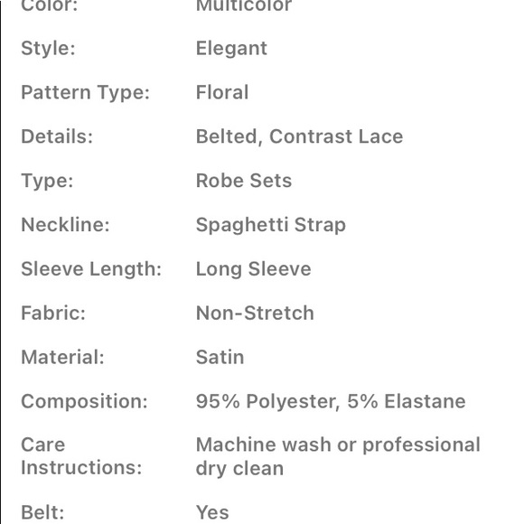 NWOT Three Piece Lounging Set Light Blue Robe, Tap Pants & Lace Bralette… - Picture 5 of 6